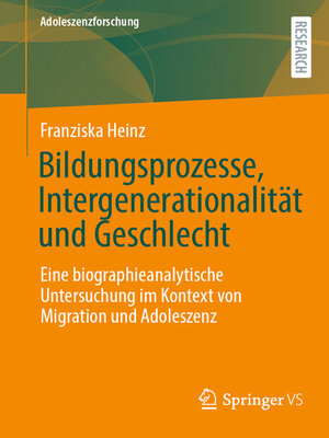 cover image of Bildungsprozesse, Intergenerationalität und Geschlecht